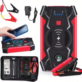   MOĆNA BATERIJA ZA POKRETANJE VOZILA SA LED SVJETLOM 2 U 1 12V 20000 mAh