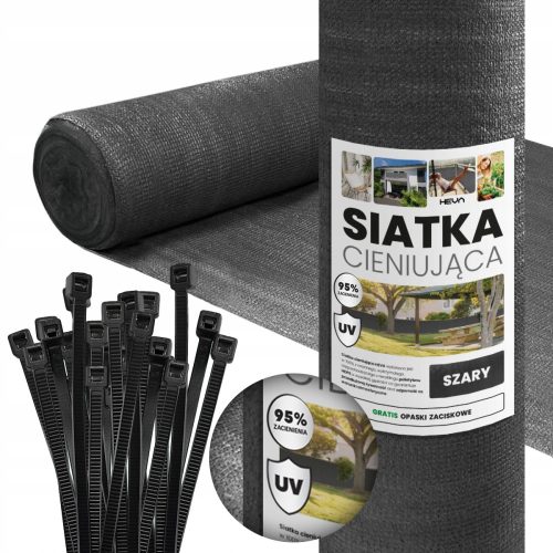 Climateo 95% mreža za sjenilo 1,5x25 m siva