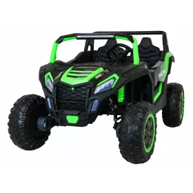   Veliki Buggy ATV za 2 djece Zeleni + 4x4 Pogon + Daljinski upravljač + Besplatno Start + M