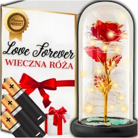   VJEČNA LED RUŽA U ČAŠI | Romantičan Poklon za Valentinovo | Idealan Dar za Nju