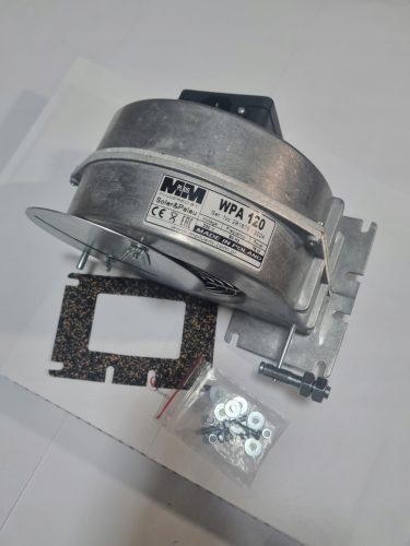 Ventilator kotla WPA120 s klapnom, sitom, brtvom i vijkima