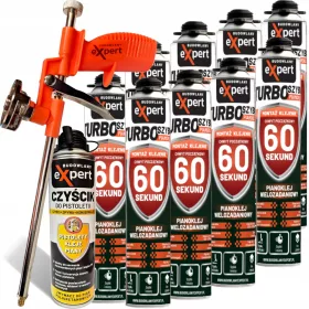    9× Budowlany Expert univerzalno pjenasto ljepilo 750 ml + 2 druga proizvoda