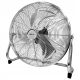 HEVA HRX Snažni Podni Ventilator S Srebrno/Sivim Završetkom