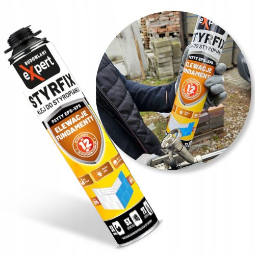 STYRFIX Poliuretansko Ljepilo za Stiropor 750 ml