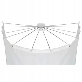 DRAŽAK ZA TUŠIRANJE WENKO ARC 12-KRAK 72-96 x 10 mm Bijela