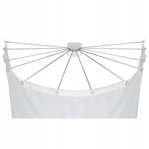 DRAŽAK ZA TUŠIRANJE WENKO ARC 12-KRAK 72-96 x 10 mm Bijela