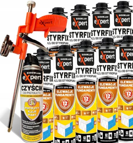 STYRFIX Profesionalno Ljepilo za Stiropor 750 ml + 2 Dodatka