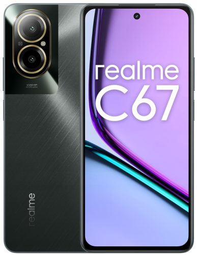 realme C67 6/128GB 6,7" 108Mpix Crni Pametni Telefon FHD+ 5000 mAh USB-C