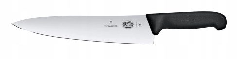 Victorinox Profesionalni Kuhinjski Nož sa Širokom Oštricom, Crni, Dužine 380mm