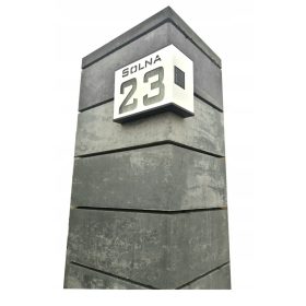 Kućni broj Adresna ploča 32 x 23 cm