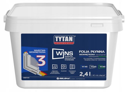 TYTAN WINS Profesionalna unutarnja tekuća folija 2,4L antracit