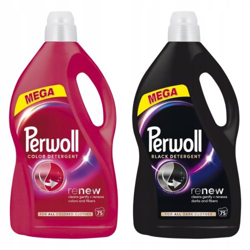  Perwoll Renew Black Colour Tekućina za pranje crnog i obojenog 2x3,75l 150 pranja