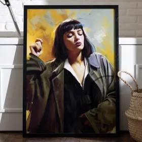   Vintage poster Poster A3 Pulp Fiction film, ljudi, glazba, umjetnost bez okvira 42 x 29,7 cm