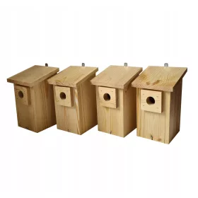   Kutije za gniježđenje za ptice, set od 4 komada, kutija za gniježđenje