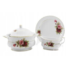 Servis za ručanje Iwona 18 dijelova Chodzież ruža 002