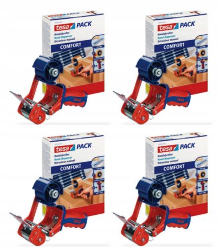 Distributer trake TESA 6400 COMFORT za pakiranje, set od 4