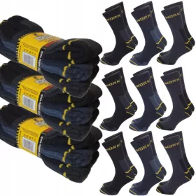    9x RADNE ČARAPE debele SUPER JAKE BHP ojačane frotirne tkanine POLISH