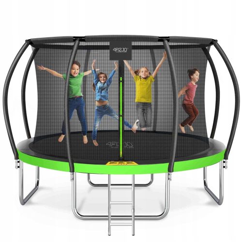 Trampolina za djecu s mrežom 4FIZJO PREMIUM 14ft 435 cm