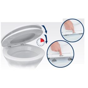  WC daska Hydroland D1 PRESTIGE, bijeli duroplast