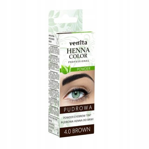 VENITA Henna prah za obrve 4.0 smeđa