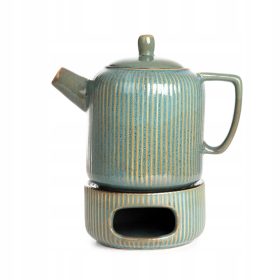 Mirande Dzbanek s grijačem, zeleni, 0,95 l HOMLA
