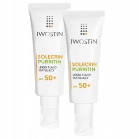   Lagani matirajući fluid Iwostin Solecrin Purritin SPF 50+ za osjetljivu kožu, 40 ml