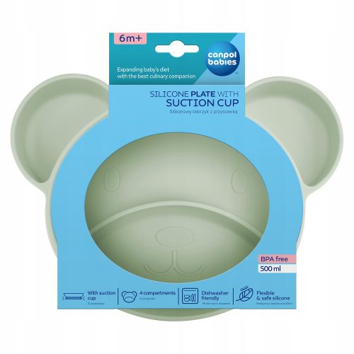 Silikonski set posuđa za bebe Canpol