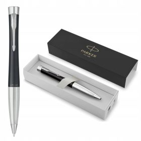   Parker Urban Muted Black kemijska olovka s kromiranim završnim obradom