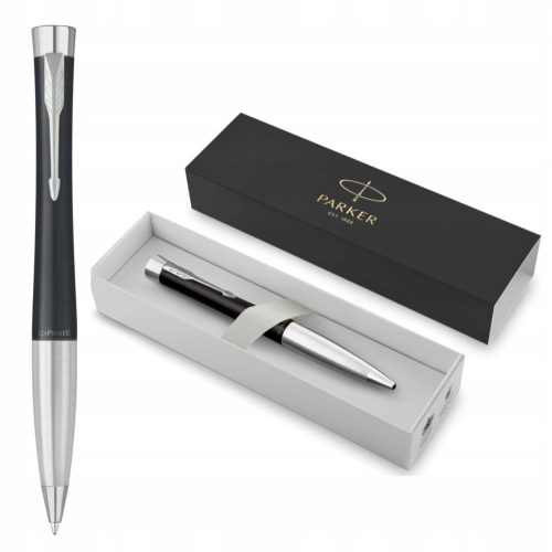 Parker Urban Muted Black kemijska olovka s kromiranim završnim obradom