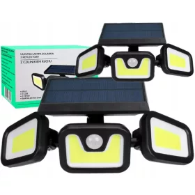    Ugradna solarna lampa Decorya crna 9 cm 1 kom + Decorya fasadna lampa 260 lm na solarni pogon