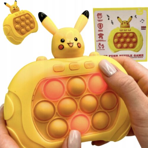 POPUSTI PIKACHU POKEMON konzola ANTI-STRES ELEKTRONSKA IGRA 200 razina