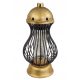 Lampion za groblje Grenada Zlatno-Crni, 39 cm