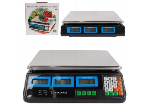 Hoffner Zilner elektronička trgovačka vaga 40 kg x 2 g