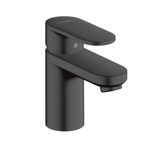 Vrhunska crna baterija za umivaonik Vernis Blend Hansgrohe, udobna instalacija