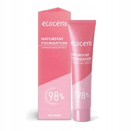 ECOCERA Naturstay Camouflage Effect pješčana podloga za lice 30 ml