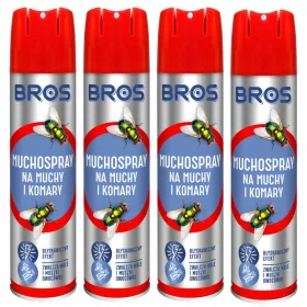   Bros Aerosol Raspršivač 400 ml za Učinkovitu Borbu Protiv Muha i Komaraca