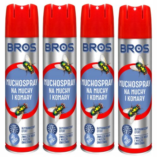 Bros Aerosol Raspršivač 400 ml za Učinkovitu Borbu Protiv Muha i Komaraca