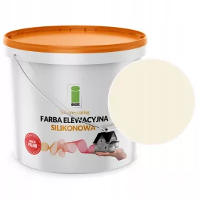   Silikonska fasadna boja za zidove i fasade I SEE 10 l Bijela Zlomljena u Bež S771 Mat