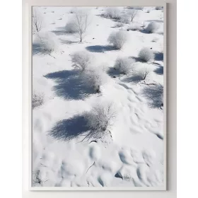   Poster Priroda - Pejzaži bijelog gaja, biljke bez okvira 70 x 100 cm