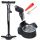 DUNLOP Pumpa za bicikl s donjim manometrom, crna, 12 BAR