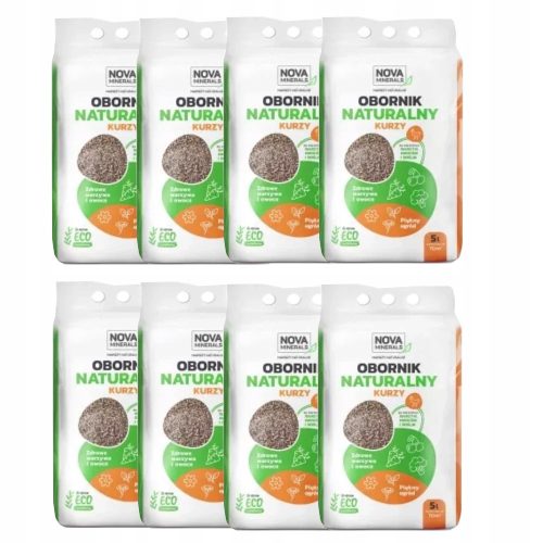 Organsko gnojivo za piliće Nova Minerals granule 24 kg 40 l