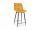 Luksuzni barski stolac CHIC H-2 VELVET curry SIGNAL