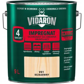 Vidaron V01 impregnacija za drvo, bezbojna, 9 l