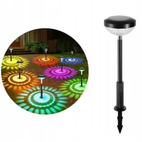  Eko-Light ugradna solarna svjetiljka, crna, 35 cm, 1 kom.