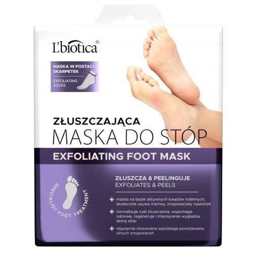 L'BIOTICA Piling maska za stopala i čarape