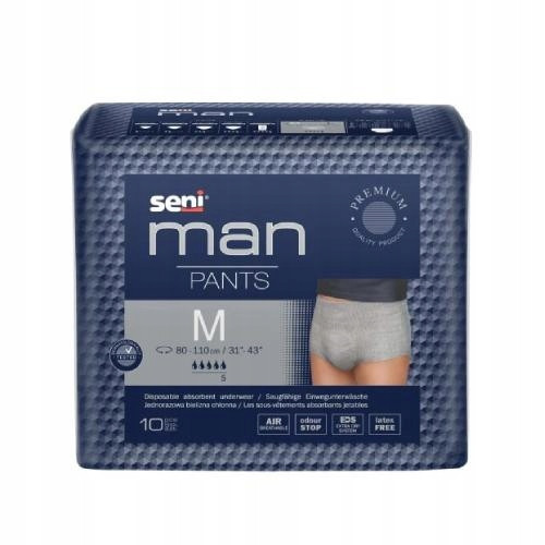 Muško upijajuće donje rublje Seni Man Pants M