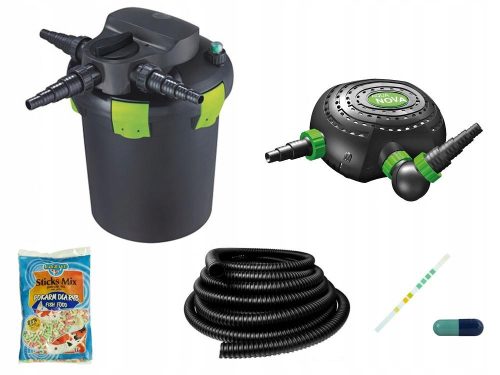 FILTR ZA RIBNJAK 9000L UV11W + PUMPA 5000l/h + CRIJEVO