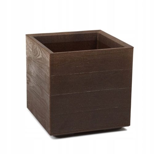  Lamela saksija 39 cm x 39 x 39,4 cm promjer 39 cm plastične nijanse smeđe i bež boje