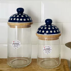   Pojamnici za pohranu proizvoda 1 l + 0,8 l Ceramika Bolesławiec