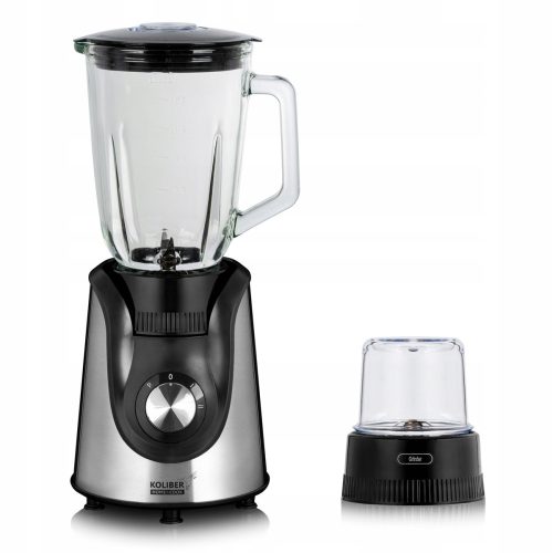 Koliber HOME&COOK Blender kielicha s postoljem 2u1 SPEEDMAX X-1600-W s 1600 W snage srebrno-sive boje